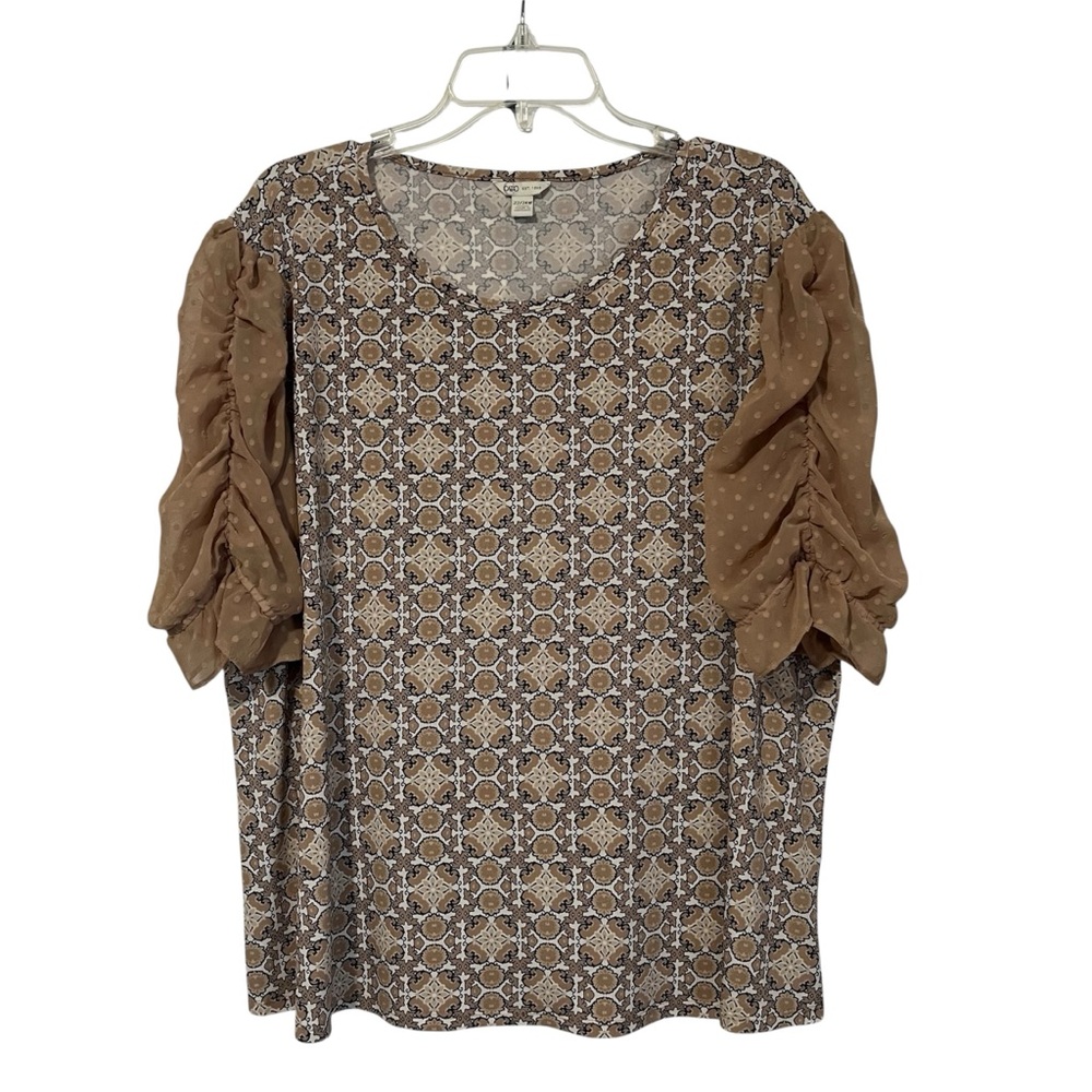 Cato size 22/24w women’s puffy sleeve top